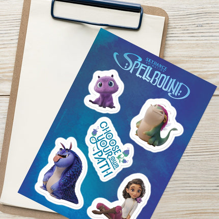 Spellbound Characters Sticker Sheet
