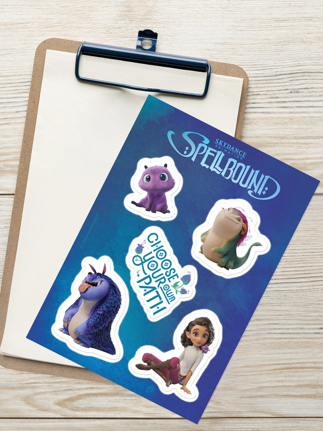 Spellbound Characters Sticker Sheet