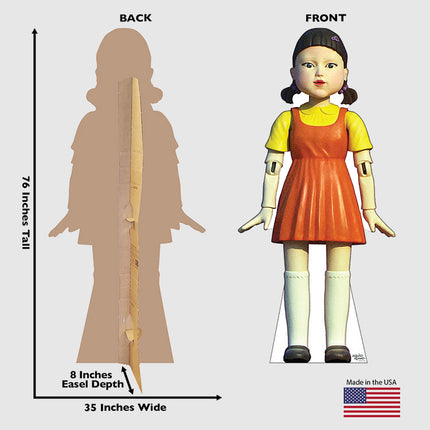 Squid Game Young-Hee Doll Standee