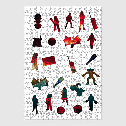 Stranger Things Into the Upside Down Wooden Jigsaw Puzzle