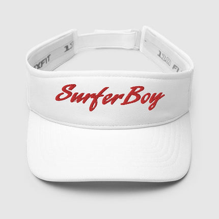 Surfer Boy Pizza Embroidered Visor