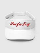 Surfer Boy Pizza Embroidered Visor