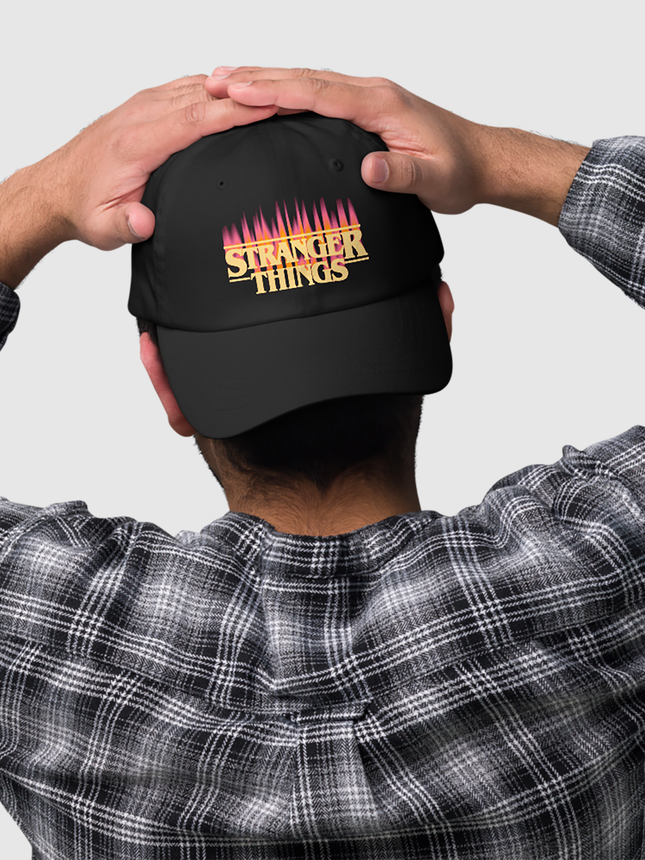 Stranger Things Fire Logo Dad Hat