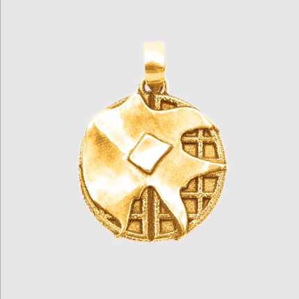 Stranger Things Waffle Necklace