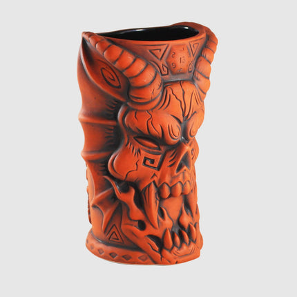Stranger Things The Hellfire Club Tiki Mug - Burnt Orange