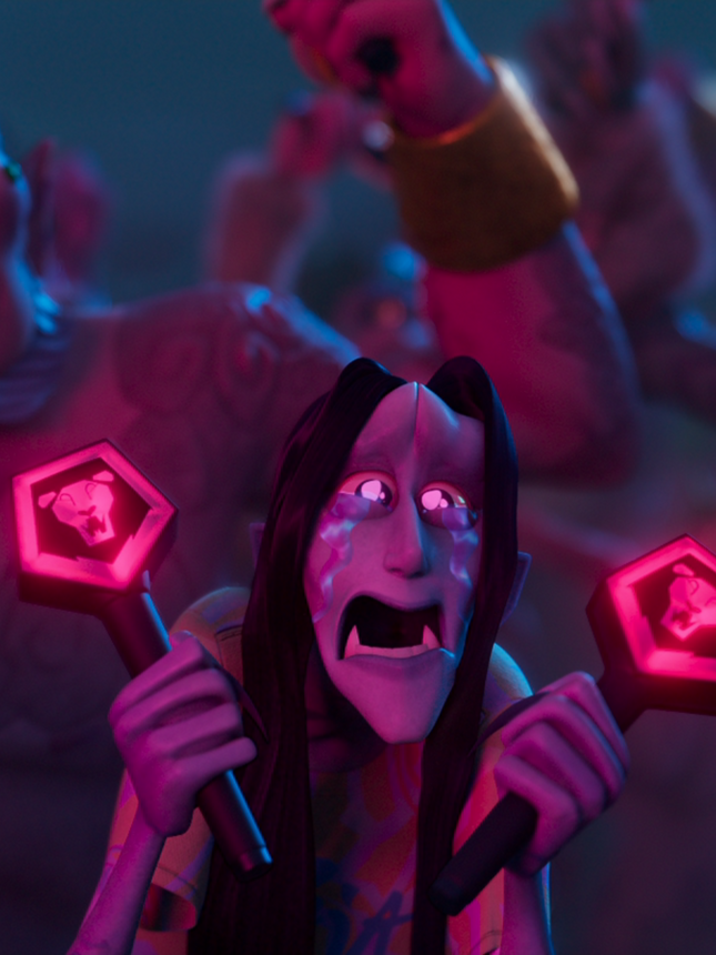 KPop Demon Hunters Saja Boys Cosplay Light Stick Toy