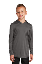 Sport-Tek YST358: Youth Hooded Shirt