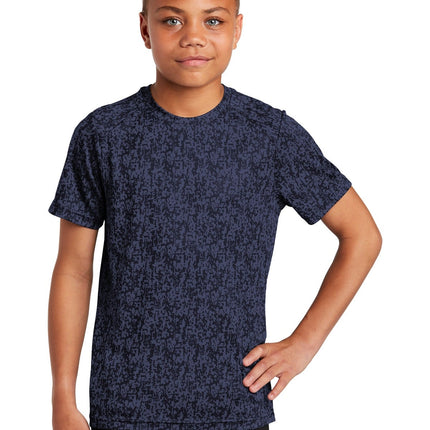 Sport-Tek YST460: Youth Digi Camo Tee