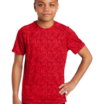 Sport-Tek YST460: Youth Digi Camo Tee