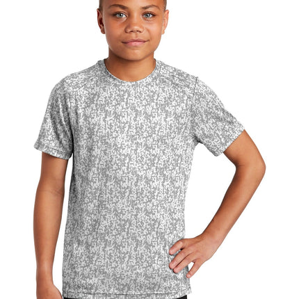 Sport-Tek YST460: Youth Digi Camo Tee
