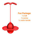 Red / Ball + Stick Handle