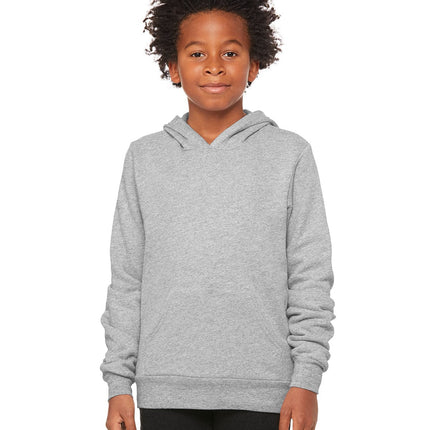 Bella+Canvas 3719Y: Youth Sponge Fleece Pullover Hooded Sweatshirt