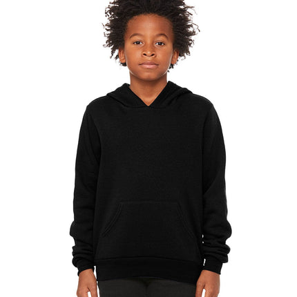 Bella+Canvas 3719Y: Youth Sponge Fleece Pullover Hooded Sweatshirt
