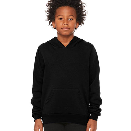 Bella+Canvas 3719Y: Youth Sponge Fleece Pullover Hooded Sweatshirt