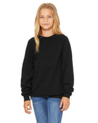 Bella+Canvas 3901Y: Youth Sponge Fleece Raglan Sweatshirt