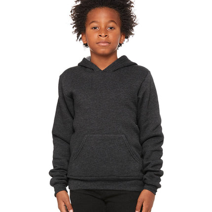 Bella+Canvas 3719Y: Youth Sponge Fleece Pullover Hooded Sweatshirt