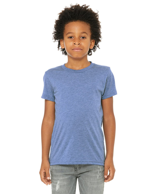 Bella+Canvas 3413Y: Youth Triblend Short Sleeve Tee