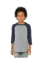 Bella+Canvas 3200Y: Youth 3/4-Sleeve Baseball T-Shirt