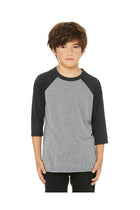 Bella+Canvas 3200Y: Youth 3/4-Sleeve Baseball T-Shirt