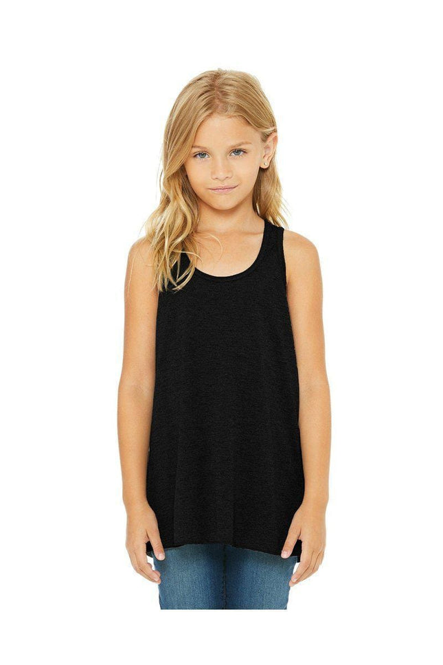Bella + Canvas B8800Y: Youth Girls Flowy Racerback Tank