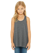 Bella + Canvas B8800Y: Youth Girls Flowy Racerback Tank