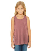 Bella + Canvas B8800Y: Youth Girls Flowy Racerback Tank