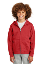 District DT6102Y: Youth V.I.T. Fleece Full-Zip Hoodie