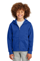 District DT6102Y: Youth V.I.T. Fleece Full-Zip Hoodie