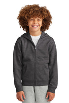 District DT6102Y: Youth V.I.T. Fleece Full-Zip Hoodie