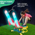 6 Colorful + 4 Glowing Rockets