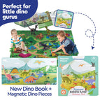 Dino Carpet + Magnetic Book