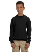 Gildan G180B: Youth Unisex Heavy Blend™ 50/50 Fleece Crew