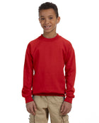 Gildan G180B: Youth Unisex Heavy Blend™ 50/50 Fleece Crew