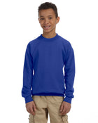 Gildan G180B: Youth Unisex Heavy Blend™ 50/50 Fleece Crew