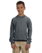 Gildan G180B: Youth Unisex Heavy Blend™ 50/50 Fleece Crew