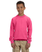 Gildan G180B: Youth Unisex Heavy Blend™ 50/50 Fleece Crew