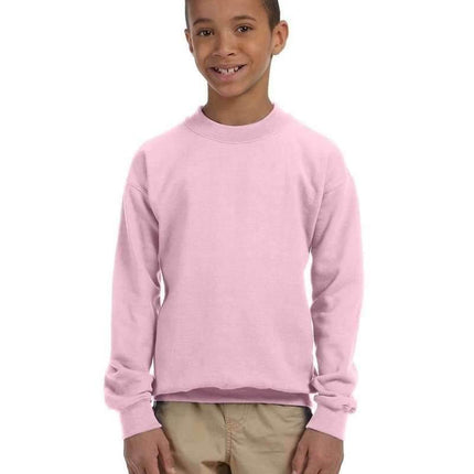 Gildan G180B: Youth Unisex Heavy Blend™ 50/50 Fleece Crew