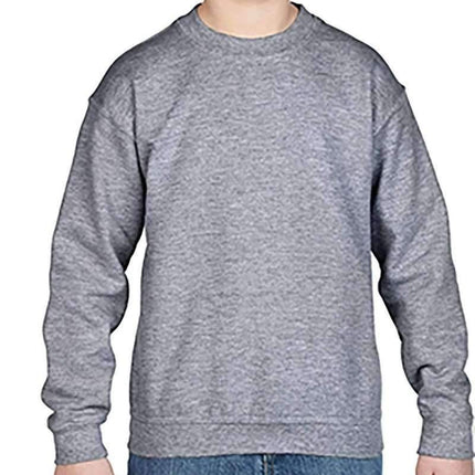 Gildan G180B: Youth Unisex Heavy Blend™ 50/50 Fleece Crew