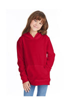 Hanes P473: Youth 7.8 oz. EcoSmart(r) 50/50 Pullover Hood