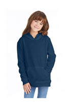 Hanes P473: Youth 7.8 oz. EcoSmart(r) 50/50 Pullover Hood