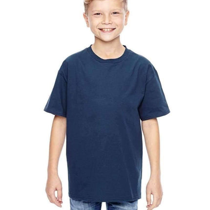 Hanes 498Y: 100% Ringspun Cotton Youth T-Shirt