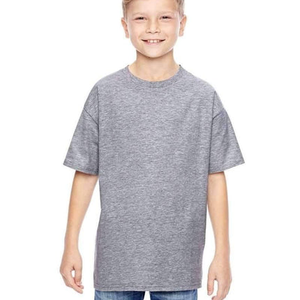 Hanes 498Y: 100% Ringspun Cotton Youth T-Shirt
