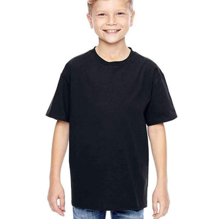 Hanes 498Y: 100% Ringspun Cotton Youth T-Shirt