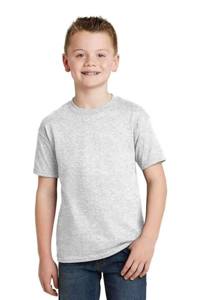 Hanes 5370: Youth EcoSmart 50/50 Cotton/Poly T-Shirt