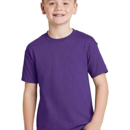 Hanes 5370: Youth EcoSmart 50/50 Cotton/Poly T-Shirt