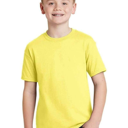 Hanes 5370: Youth EcoSmart 50/50 Cotton/Poly T-Shirt