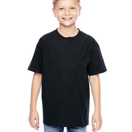 Hanes 498Y: 100% Ringspun Cotton Youth T-Shirt