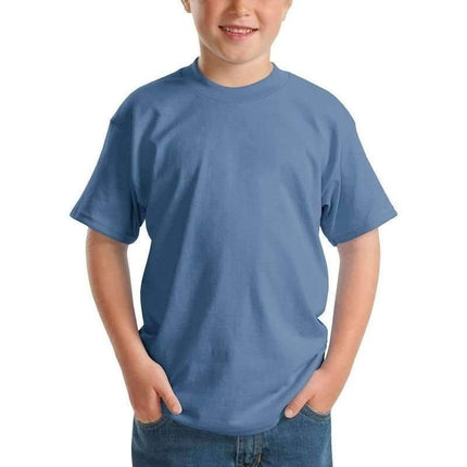 Hanes 5370: Youth EcoSmart 50/50 Cotton/Poly T-Shirt