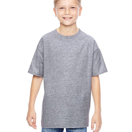 Hanes 498Y: 100% Ringspun Cotton Youth T-Shirt
