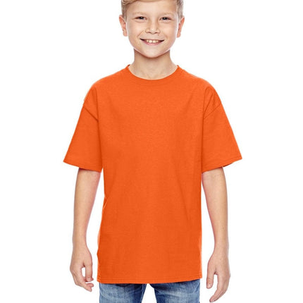 Hanes 498Y: 100% Ringspun Cotton Youth T-Shirt